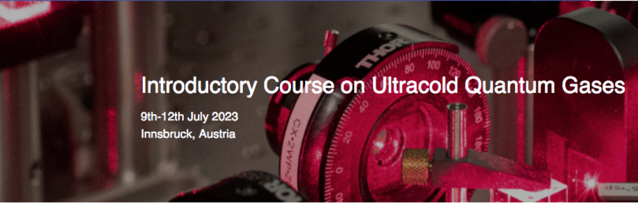 Introductory Course on Ultracold Quantum Gases 2023